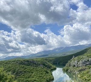 Scenic view of landscape against sky