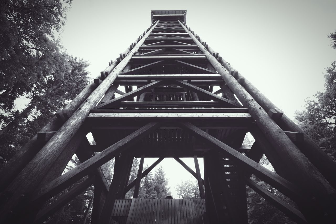 LOW ANGLE VIEW OF BUILT STRUCTURE AGAINST SKY