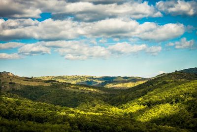 Scenic view of landscape against sky