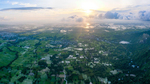 Aerial view of cityscape