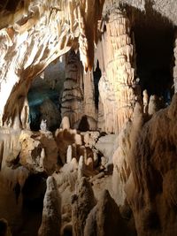 Low angle view of cave