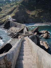 The stairs of the spanish island of gaztelugatxe