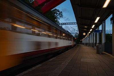 Train at subway