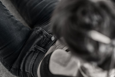 Close-up of hands