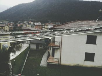 Scenic view of buildings against sky