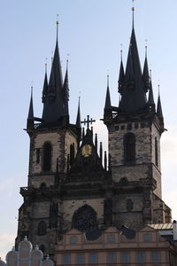 View of cathedral against clear sky