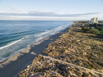 Sunrise over scarborough beach