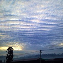 Scenic view of landscape against cloudy sky