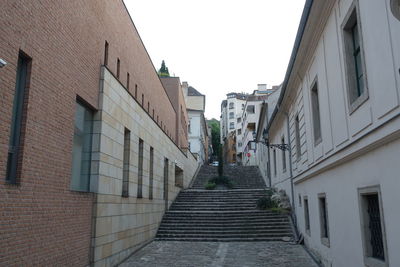 Low angle view of buildings against sky