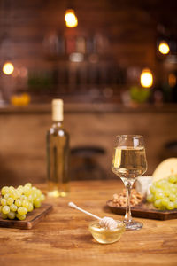 Close-up of food on table