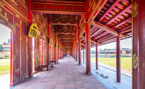 Corridor of building