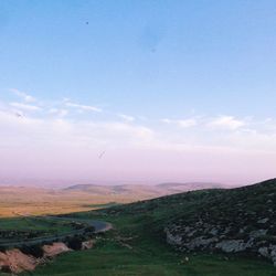 Scenic view of landscape against sky