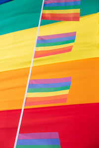 Full frame gay pride rainbow flag symbol background