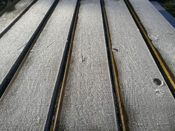 Close-up low angle view of cables