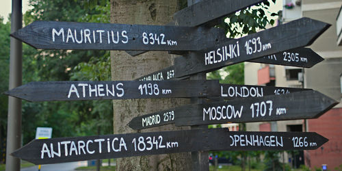 Information sign