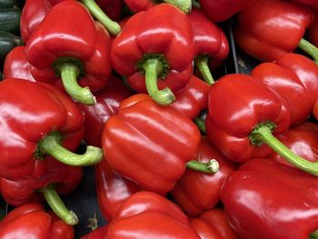 Full frame shot of bell peppers