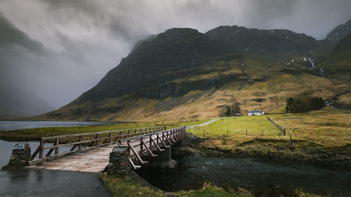 Scenic view of mountains