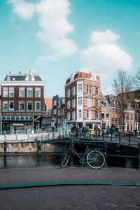 View of buildings in city