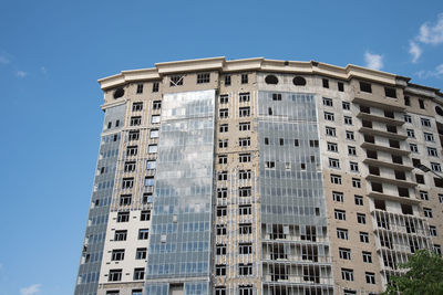 Low angle view of building against sky