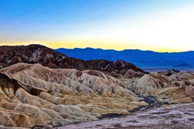 View of mountain range