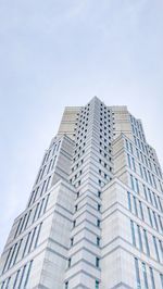 Low angle view of modern building against sky