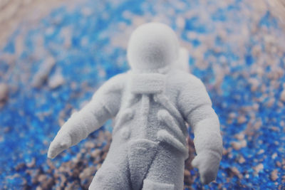 Rear view of man standing outdoors