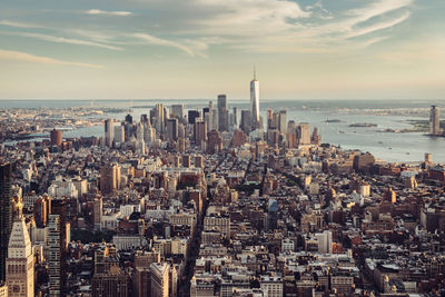 Aerial view of a city