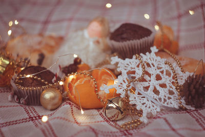 Close-up of cake