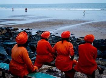 People on beach