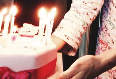 Close-up of cropped hand