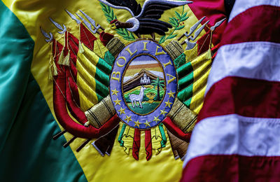 Full frame shot of flag