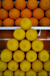 Full frame shot of oranges