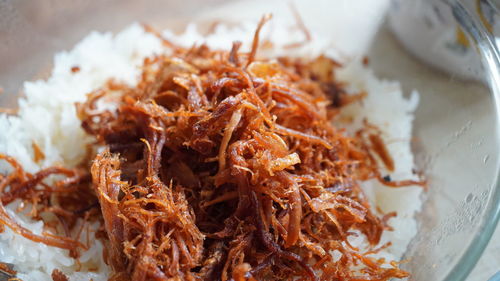 Close-up of food