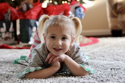 Portrait of cute baby boy