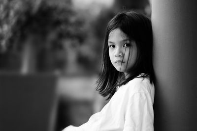 Portrait of cute girl