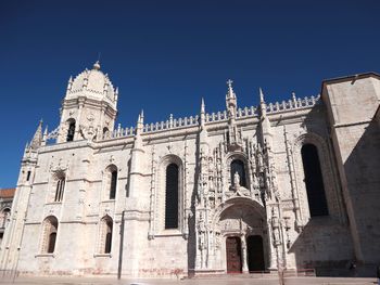 Low angle view of historical building
