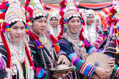 Group of people in traditional clothing