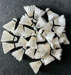 High angle view of food on table