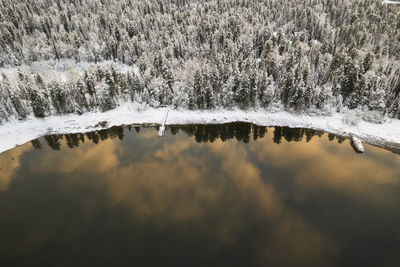 Scenic view of lake