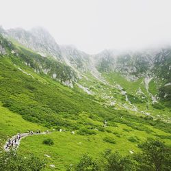 Scenic view of mountains