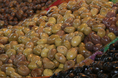 Full frame shot of fruits for sale at market stall