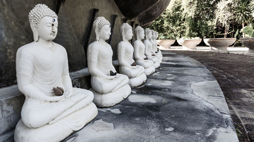 Statues at temple