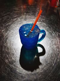 Close-up of drink on table