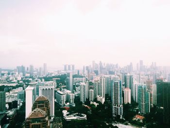 Aerial view of city