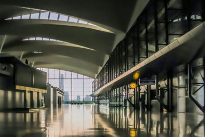Interior of modern office building