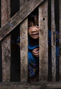 Close-up portrait of boy