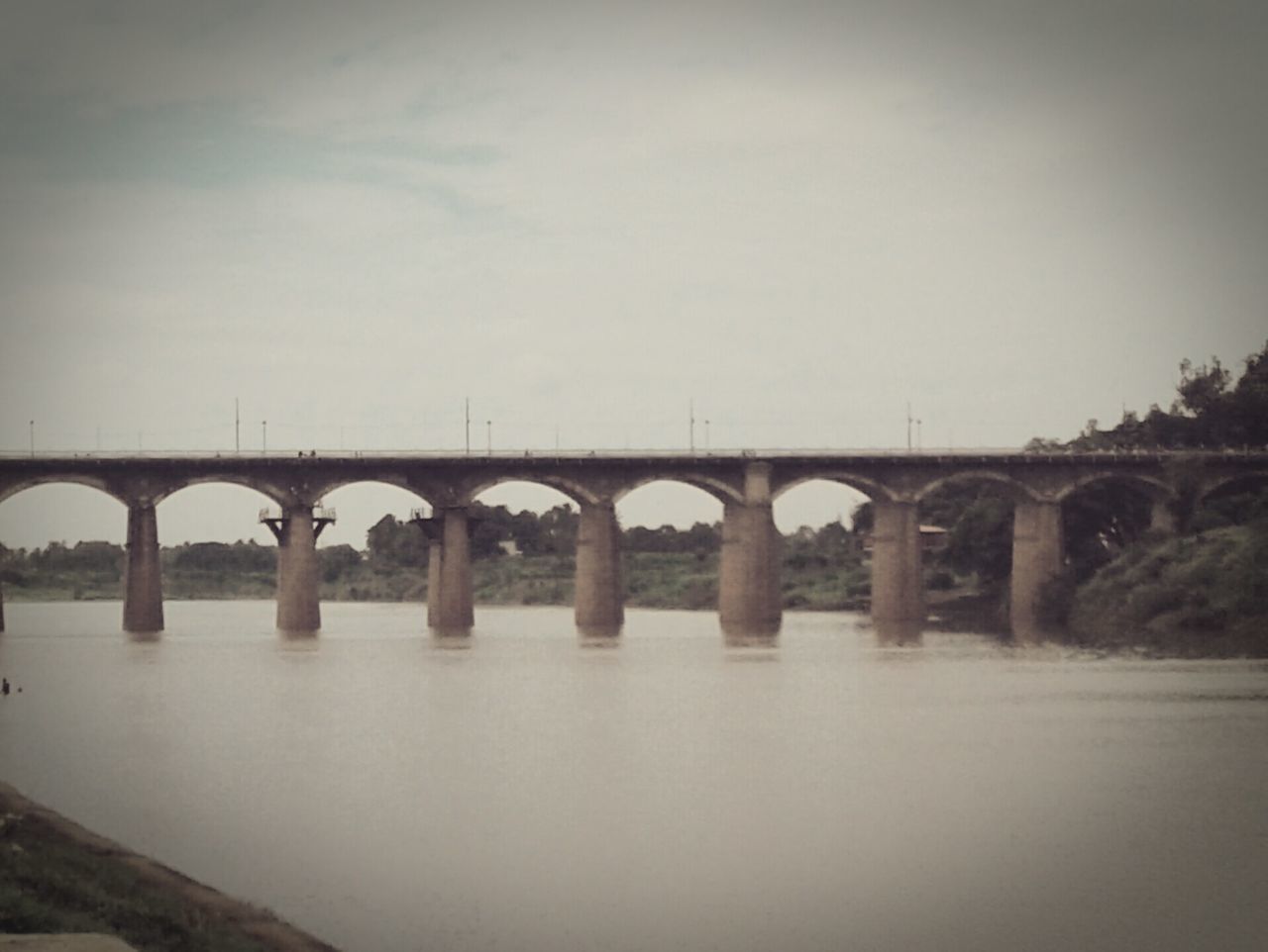 BRIDGE AGAINST SKY