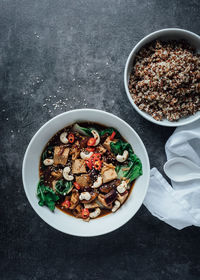 Close-up of food in bowl