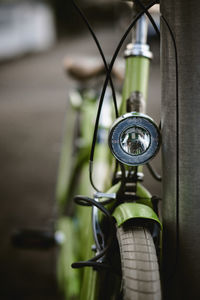 Close-up of vintage car
