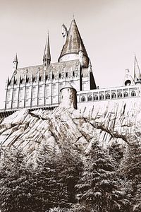 Low angle view of temple